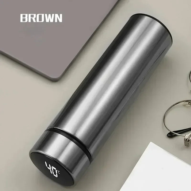 500ml Stainless Steel Vacuum Flask with LED Digital Temperature Display and Intelligent Measurement System
