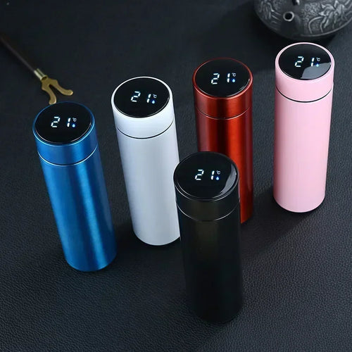 500ml Stainless Steel Vacuum Flask with LED Digital Temperature Display and Intelligent Measurement System
